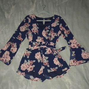 Cute floral romper
